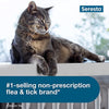 Seresto 8-Month Flea & Tick Prevention Collar for Cats - Vet-Recommended Treatment & Protection