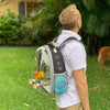 Fullymart Bird Carrier Cage, Bird Travel Backpack with Stainless Steel Tray and Standing Perch
