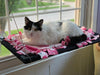 Premium Window Perch Cat Hammock Bed with Industrial Strength Suction Cups, Ideal for Sun Basking and Viewing
