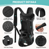 Pet Carrier Backpack, Quick-Fit Legs Out Adjustable Pet Dog Front Carrier Backpack Travel Bag for Camping Hiking Traveling Outdoor Use for Small Medium Dogs Puppies Dogs