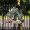 Acrylic Transparent Window Bird Feeder - Durable, Easy to Install, Ideal for Bird Watching