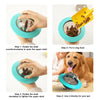 Multifunctional Flying Saucer Dog Toy - Interactive Educational Feeder and Frisbee Game for Pets