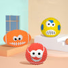 Pet Squeaky Toys - Bite Resistant Rubber Ball for Dog Chewing, Teeth Cleaning and Interactive Play
