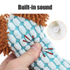 Lovely Plush Pet Dog Toy Bones - Fun, Teeth Cleaning Entertainment and Squeaky Chew Toy for Puppies