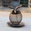 Owl Shape Bird Feeder - Solar-Powered, Squirrel-Proof, Outdoor Hanging, Easy to Clean, Unique Design
