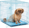 Fullymart  Door Folding Metal Dog Crate - Secure, Durable and Portable - For Small and Medium Breeds