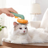 Pumpkin Design De-shedding Pet Comb for Cats and Dogs - Safe, Efficient, and Easy-to-Clean