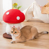 Mushroom Shaped Cat Scratcher Post - Durable, Easy to Clean, Adjustable Height - Promotes Healthy Scratching Habits