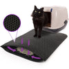Fullymart Cat Litter Mat - Honeycomb Double Layer Design, Waterproof and Easy to Clean, 24x15''