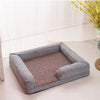 Soft Warm Sponge Pet Dog Sofa - Square Kennel Deep Sleep Mat for Small to Medium Dogs - Breathable Puppy Blanket Pet Supplies