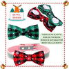 Dog Christmas Bows Movable Pet Dog Bowtie Dog Collar Accessories Christmas Pet Supplies Dog accessories for Small Dogs - Fullymart