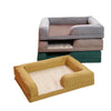 Soft Warm Sponge Pet Dog Sofa - Square Kennel Deep Sleep Mat for Small to Medium Dogs - Breathable Puppy Blanket Pet Supplies