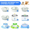 Electric Submersible Pet Water Dispenser Pump LED Cat Drinking Fountain Motor - Fullymart