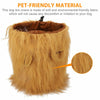 Pet Costume Lion Mane Wig Ears for Large Dog Halloween Cloth Funny Dress up Gift - Fullymart